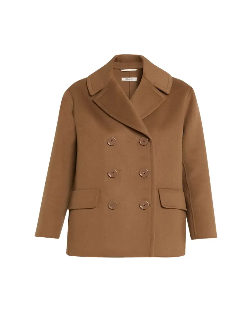 Max Mara Wool Double-Breasted Peacoat