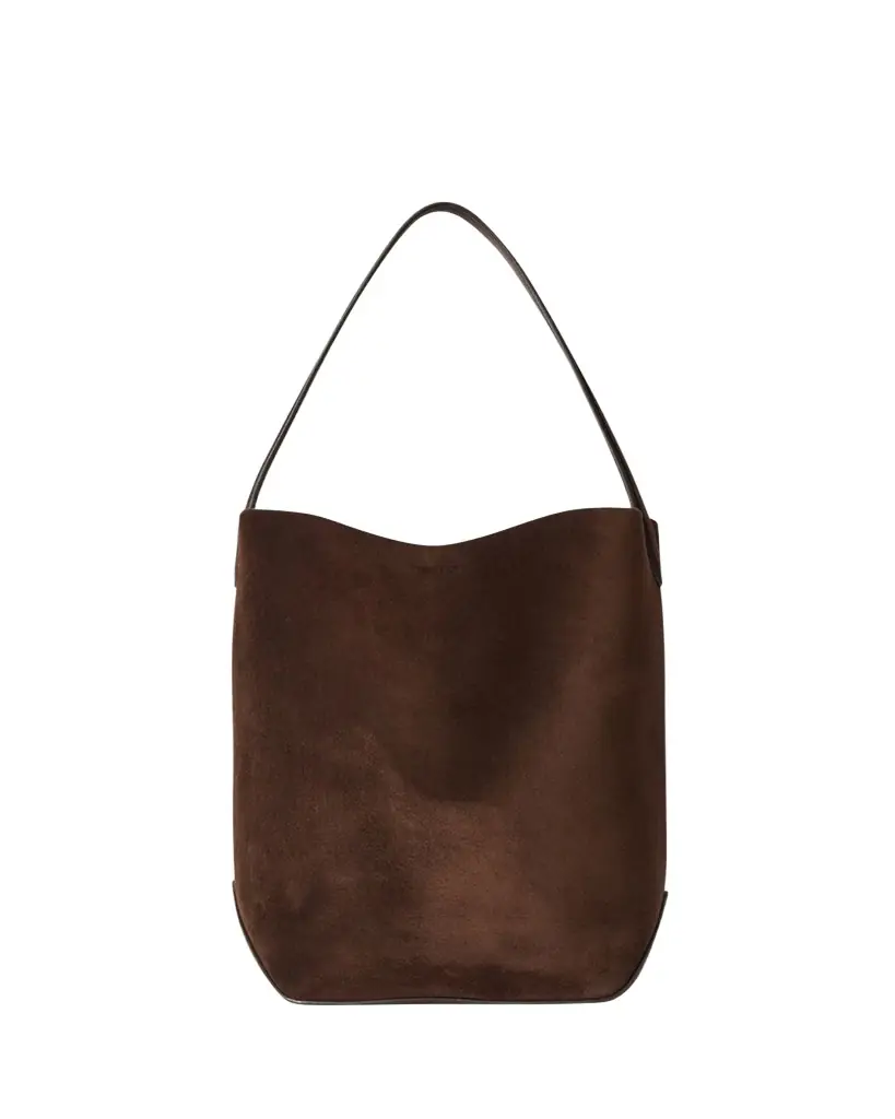 THE ROW Park Medium North-South Tote Bag in Suede