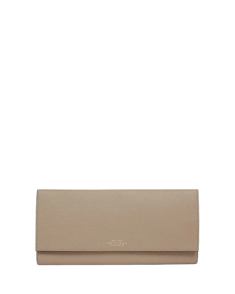 Smythson Marshall Panama Leather Travel Wallet