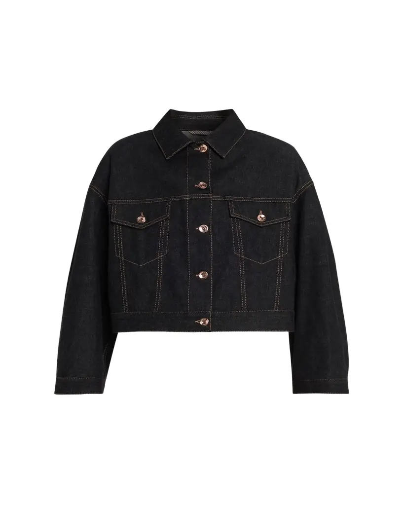 Brunello Cucinelli Boxy Denim Jacket