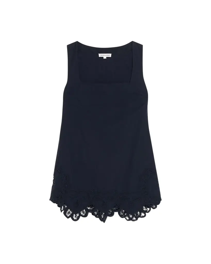sumatra cotton eyelet dress Veronica Beard Sumatra Eyelet Shirtdress in White 60% Off