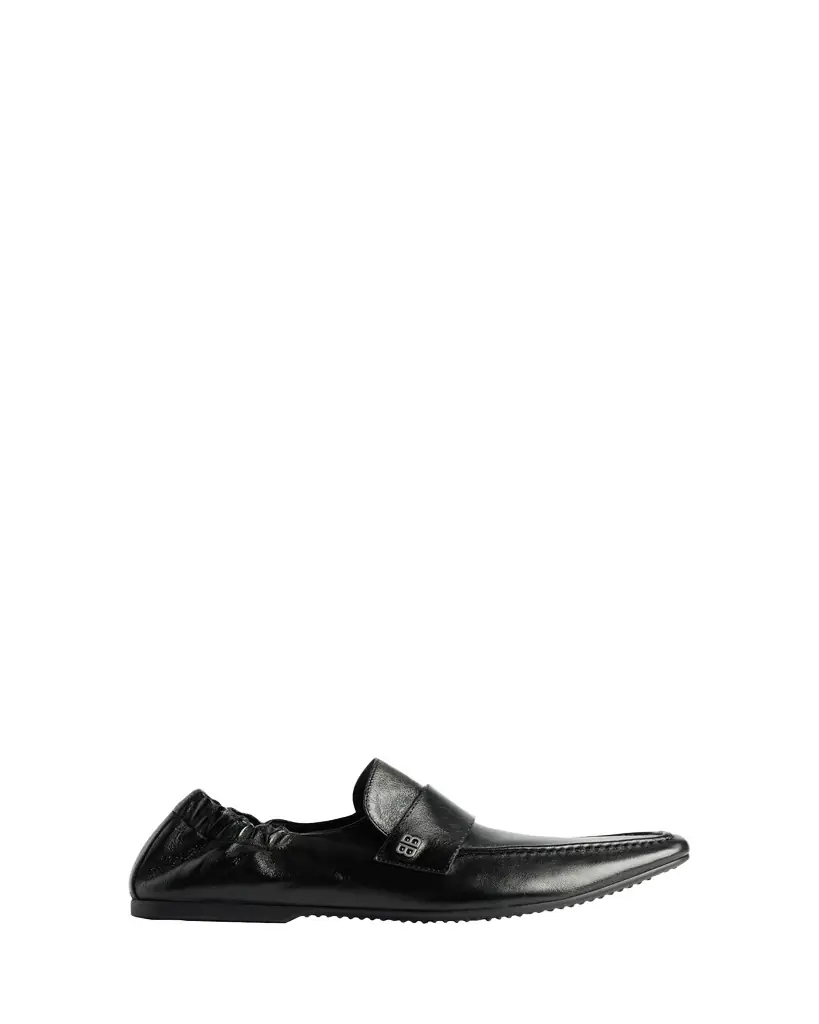 Balenciaga Men's Palermo BB Goatskin Loafers
