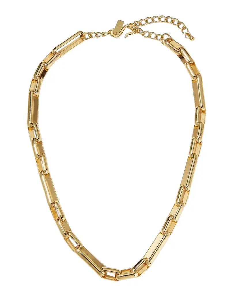 Kenneth Jay Lane Gold Chain Link Necklace