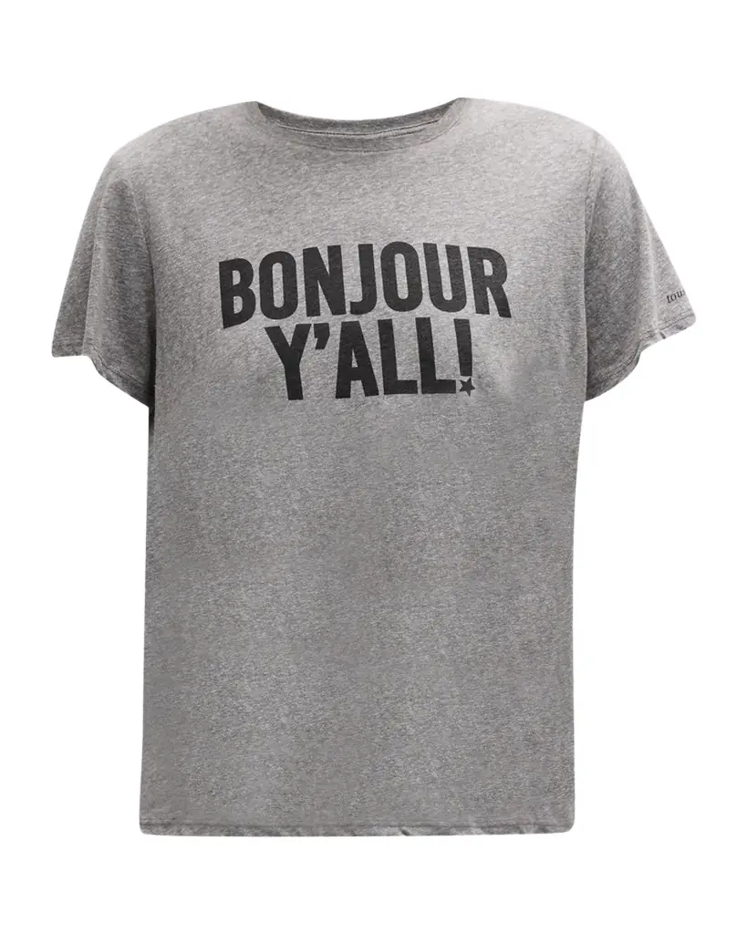 Cinq a Sept Bonjour Y 'all Short-Sleeve T-Shirt
