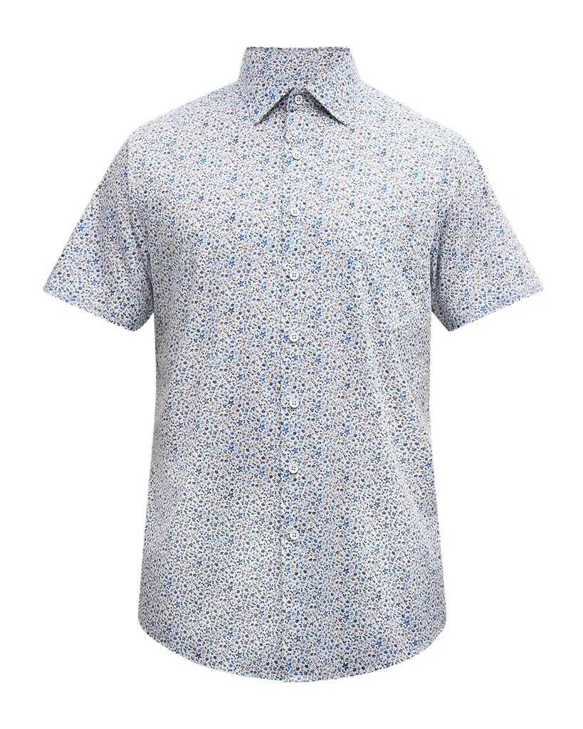 Rodd & Gunn Men 's Gale Ditzy Floral Short-Sleeve Shirt