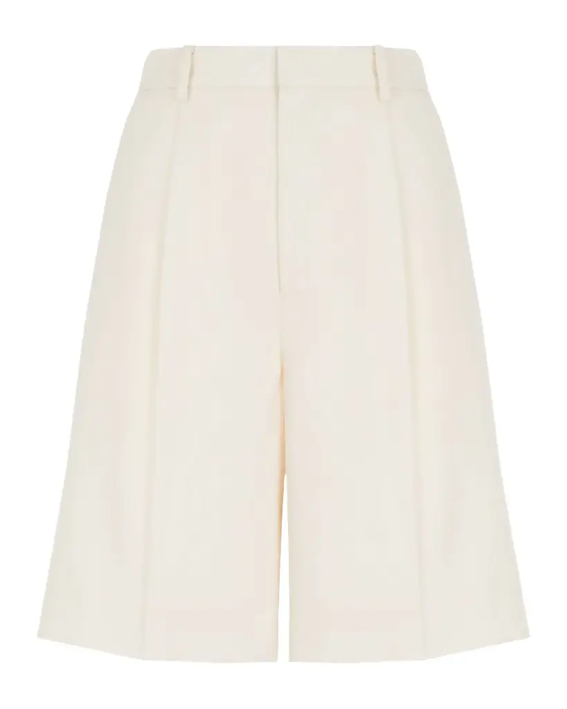 Ralph Lauren Collection Minetta Wool Gabardine Shorts