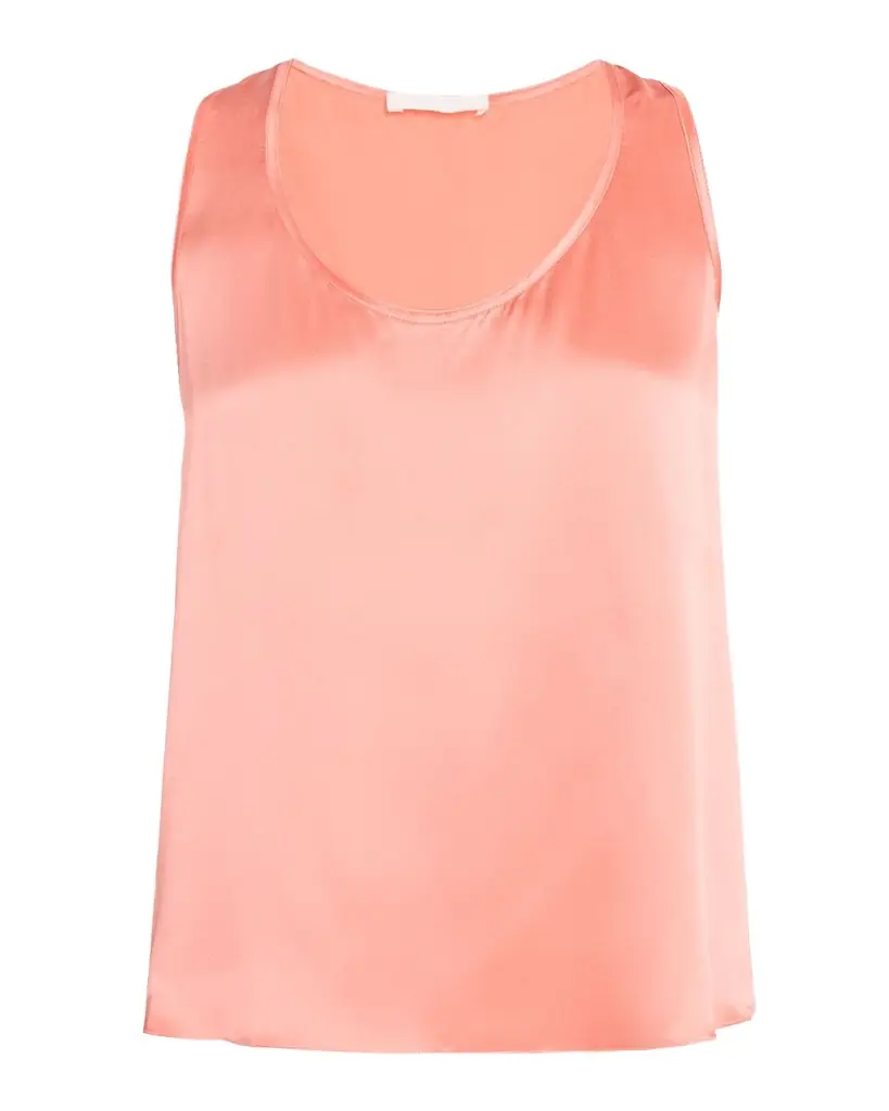 Sablyn Claudia Silk Scoop-Neck Tank Top