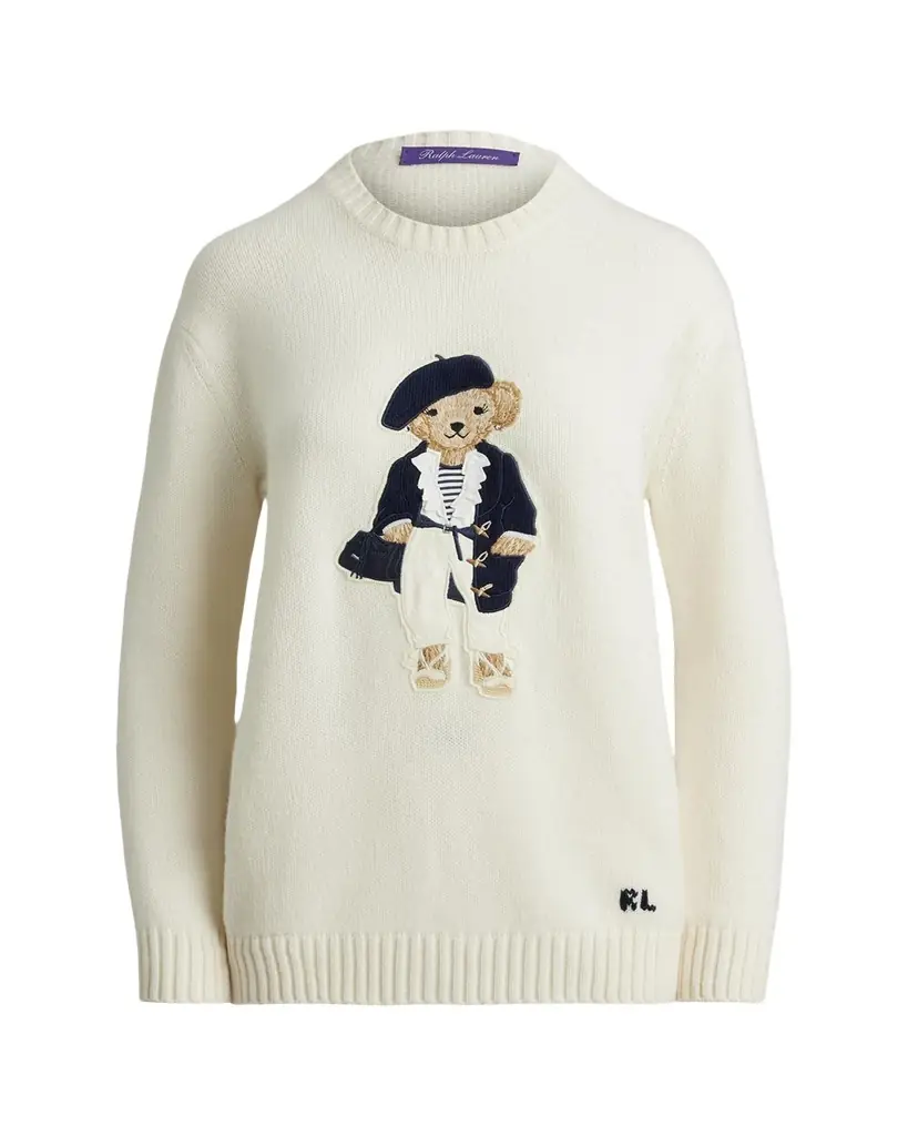 Ralph Lauren Collection Pre-Spring Polo Bear Cashmere Sweater