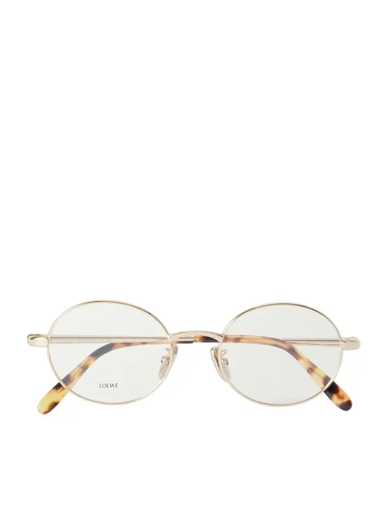 Loewe Slim Pantos Gold-Tone Glasses - Men
