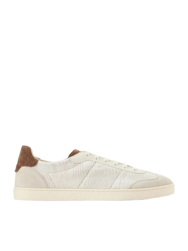 Brunello Cucinelli Suede and Cotton Sneakers - Men