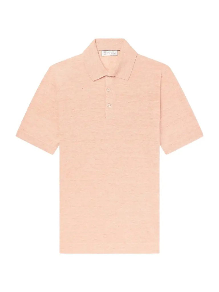 Brunello Cucinelli Linen and Cotton-Blend Polo Shirt - Men