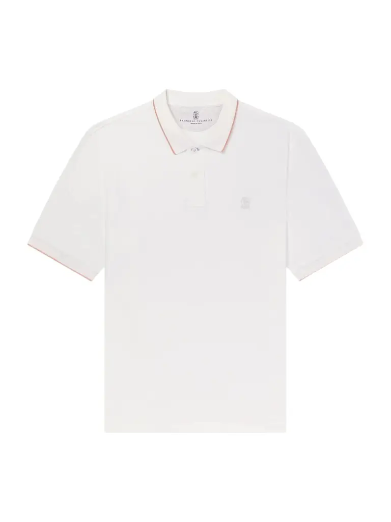 Brunello Cucinelli Logo-Embroidered Cotton Polo Shirt - Men