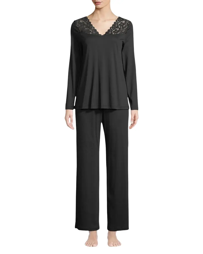Hanro Moments Long Sleeve Pajama Set