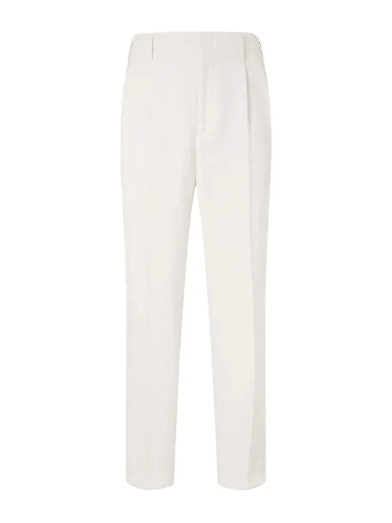 Brunello Cucinelli Straight-Leg Cotton and Linen-Blend Trousers - Men
