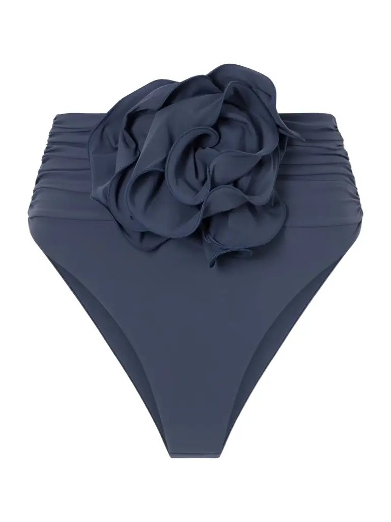 Magda Butrym Appliquéd Ruched Bikini Briefs
