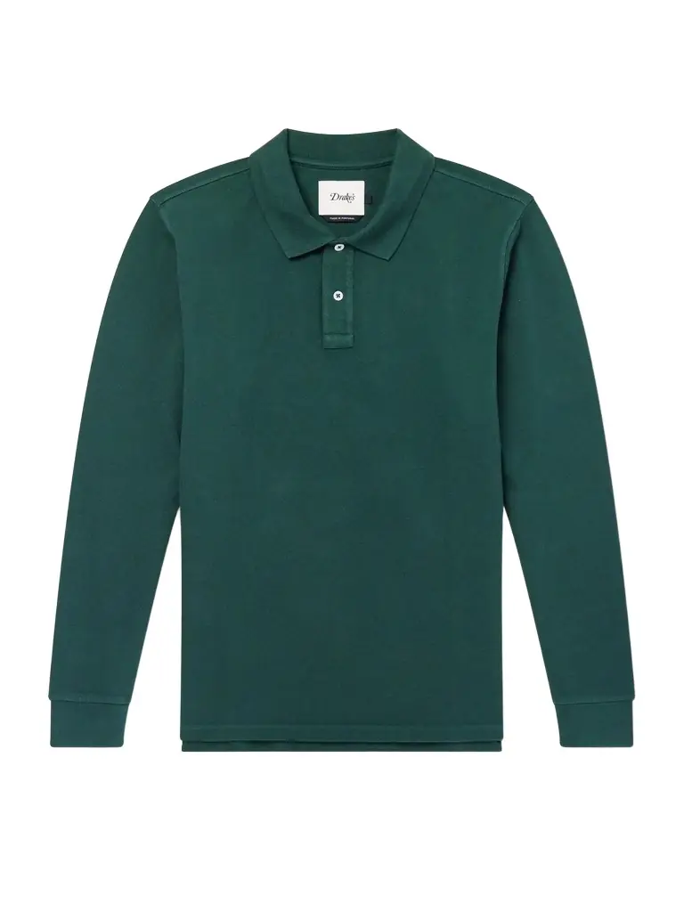 Drake's Cotton-Piqué Polo Shirt - Men