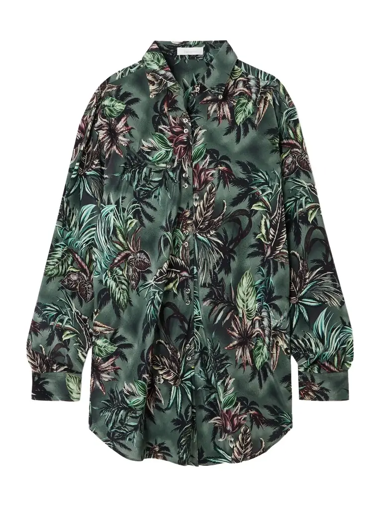 Rabanne Printed Silk Shirt