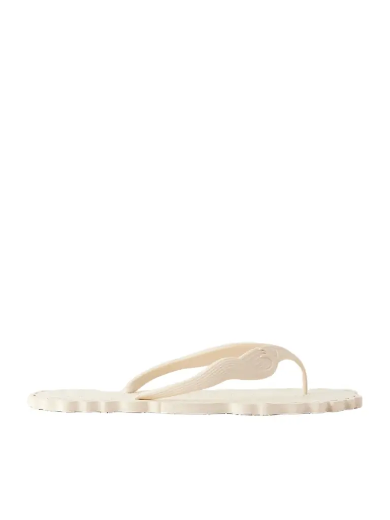 Zimmermann Seafoam Rubber Thong Sandals