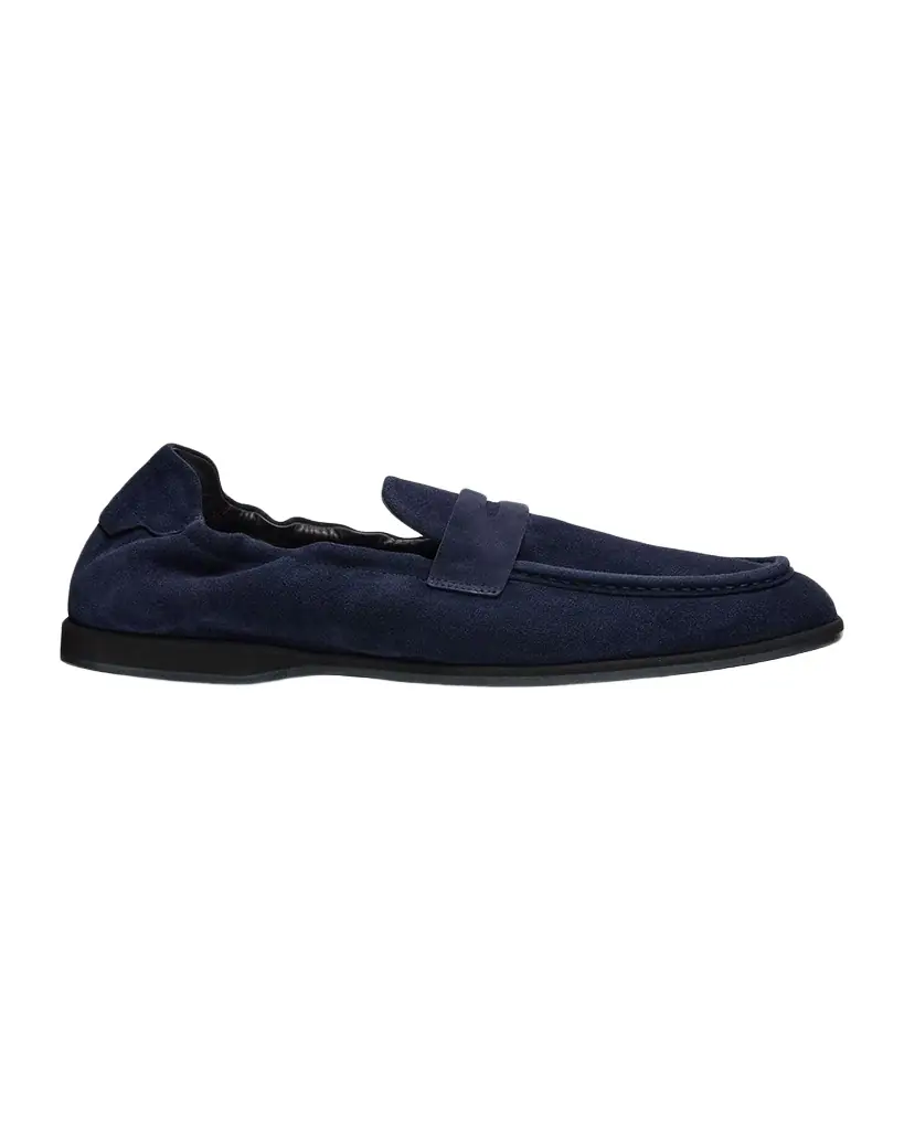 Brioni Men 's Suede Flex-Sole Penny Loafers