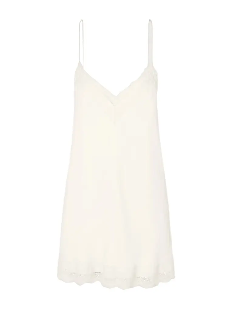 RÓHE Lace-trimmed Silk-blend Satin Camisole