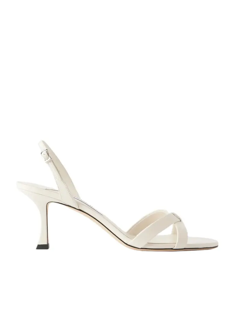 Jimmy Choo Elsy 70 Leather Slingback Sandals