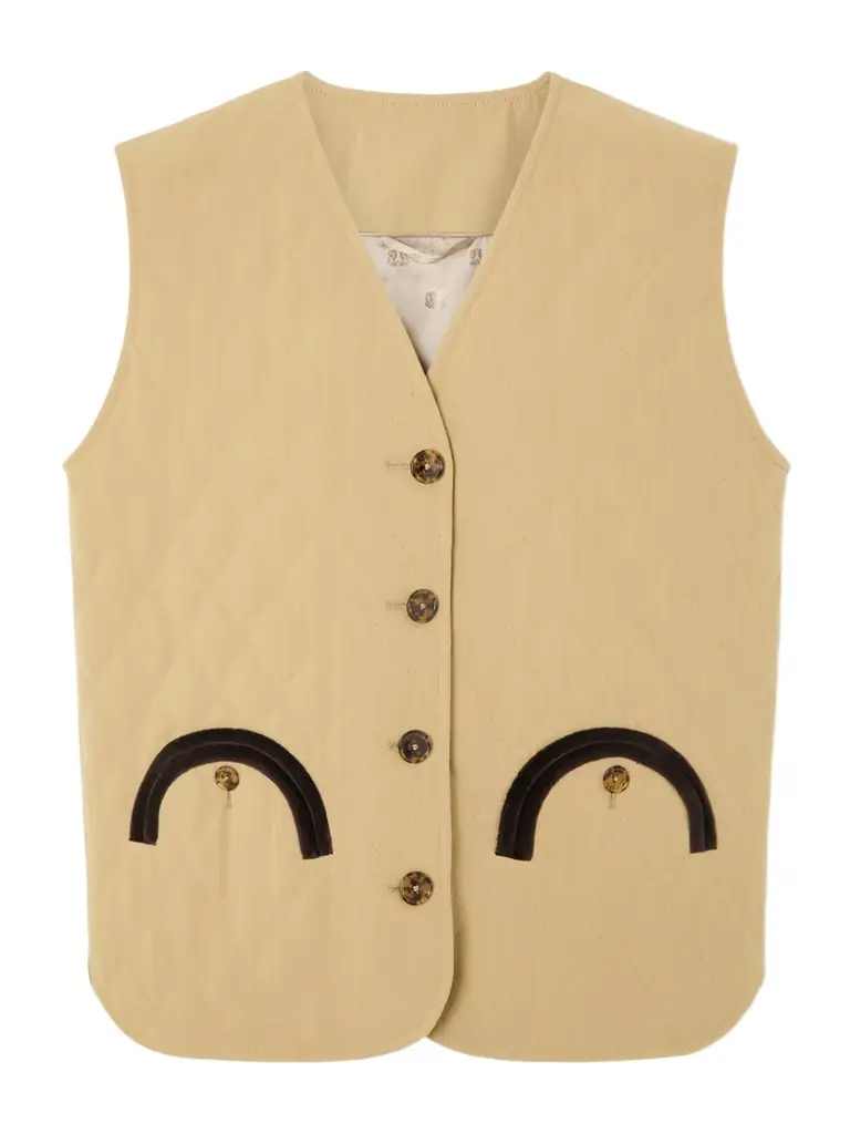 Blazé Milano Ghost Suffolk Quilted Cotton Vest
