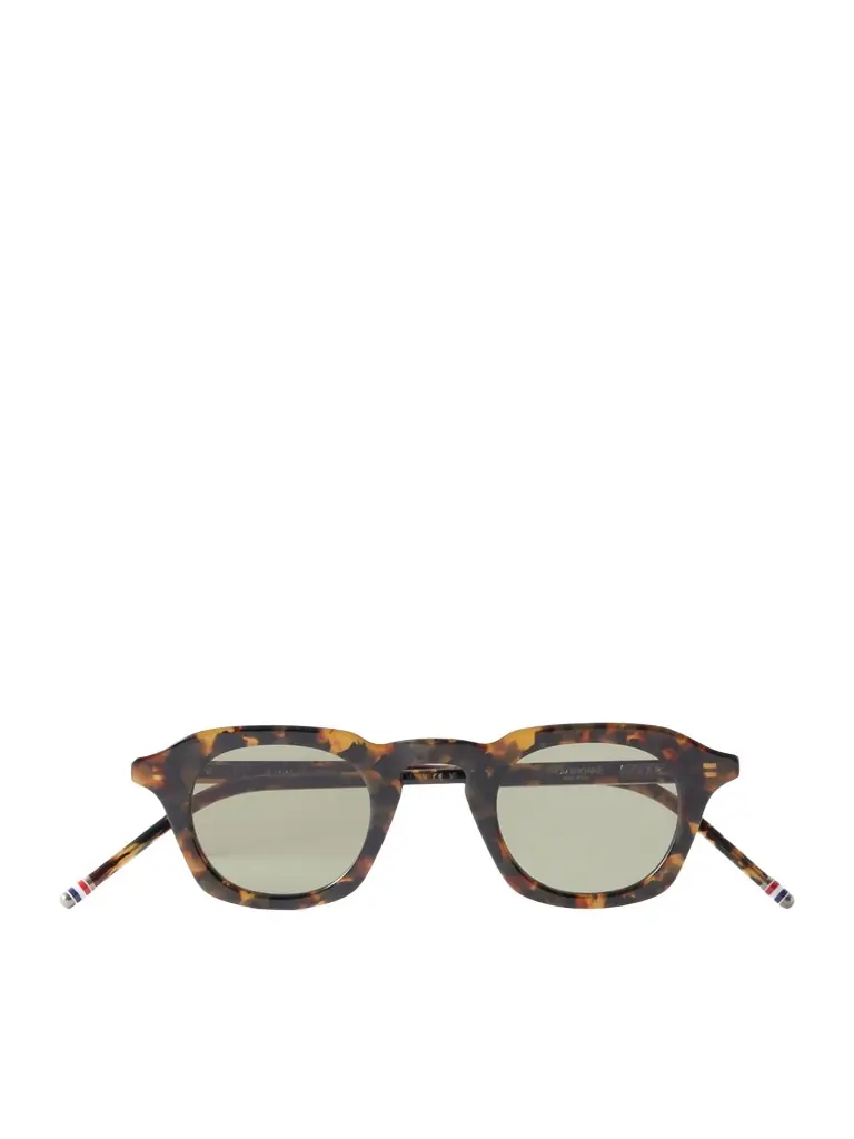 Thom Browne Round-Frame Tortoiseshell Acetate Sunglasses - Men