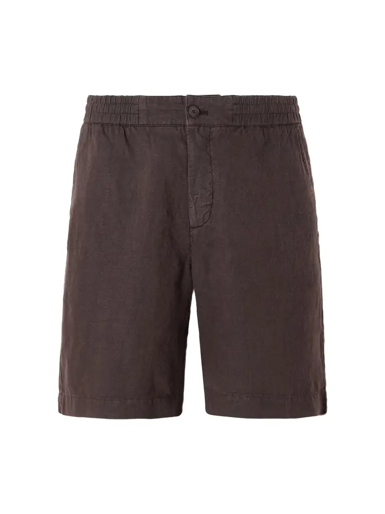MR P. Straight-Leg Linen Shorts - Men