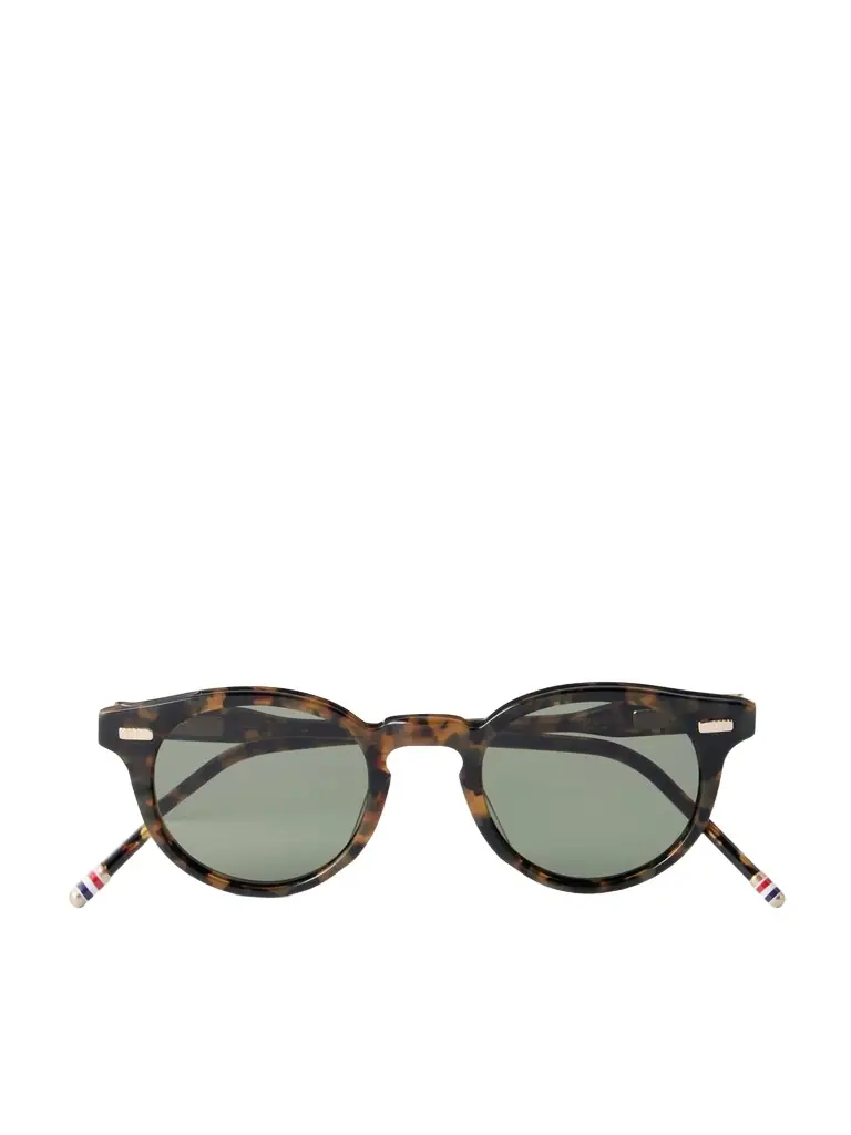 Thom Browne Round-Frame Tortoiseshell Acetate Sunglasses - Men