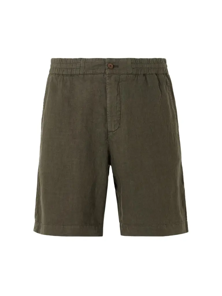 MR P. Straight-Leg Linen Shorts - Men