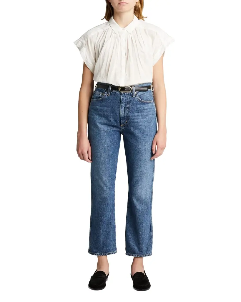 Nili Lotan Normandy Cotton Voile Blouse