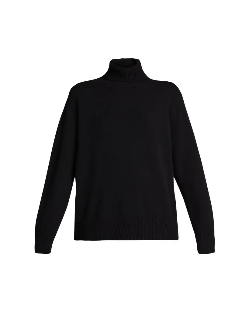 THE ROW Stepny Wool-Cashmere Turtleneck Top
