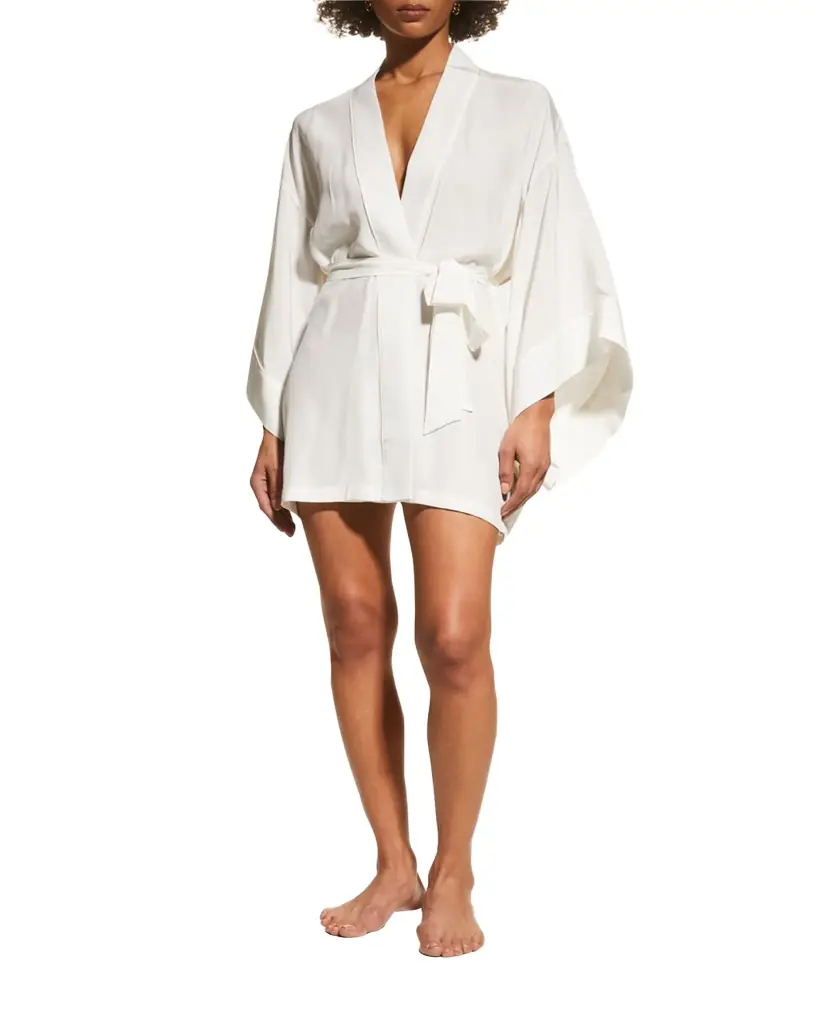 Kiki De Montparnasse Muse Silk Kimono Robe