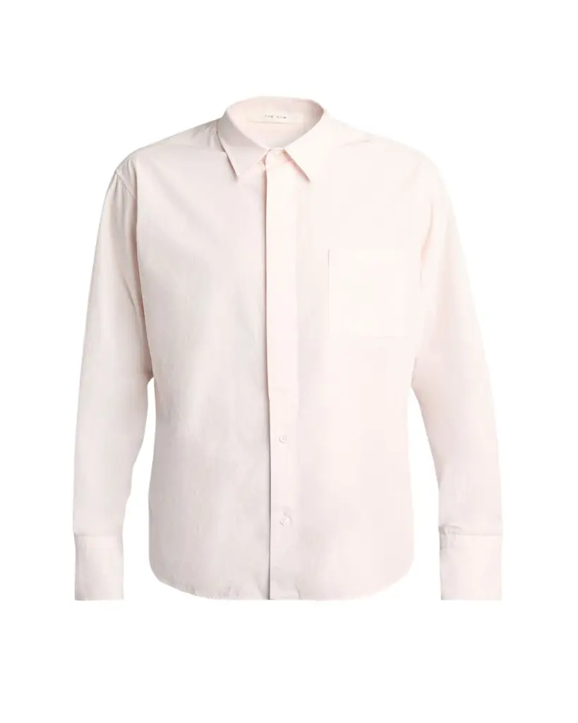 THE ROW Men's Marek Cotton Poplin Button-Down Shirt