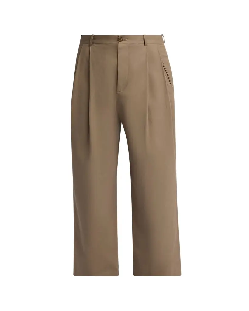 THE ROW Men's Tibor Cotton-Cashmere Gabardine Pants