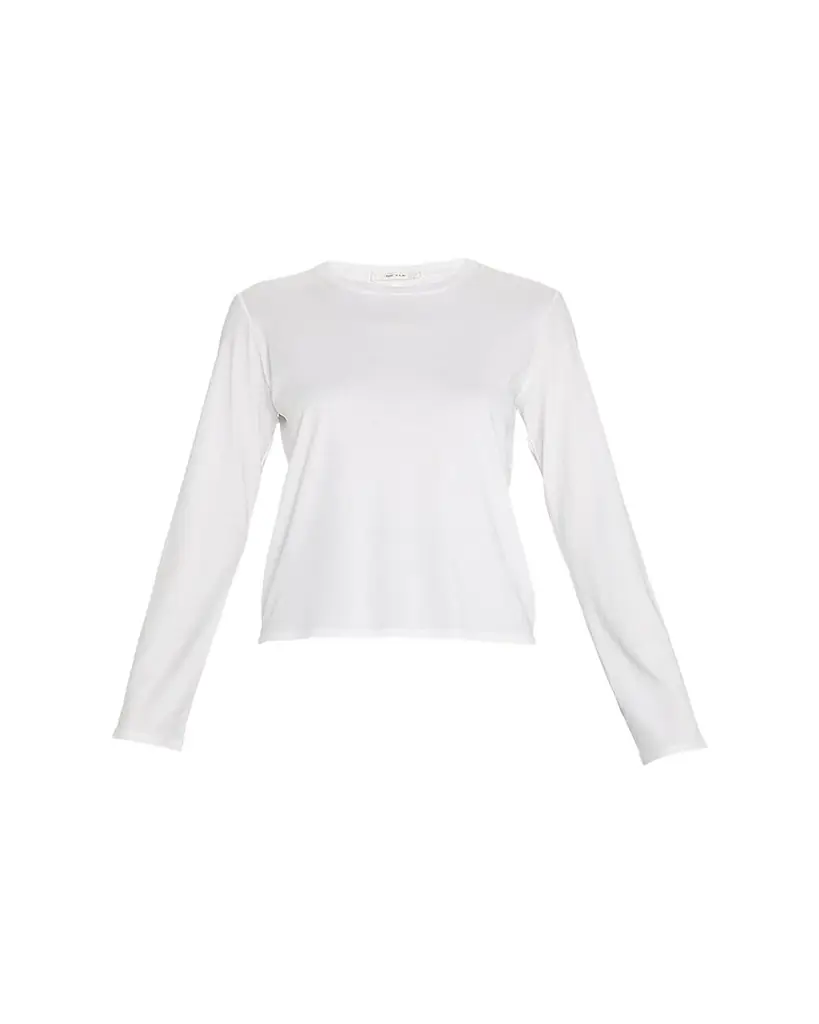 THE ROW Sherman Cotton Jersey Long-Sleeve T-Shirt