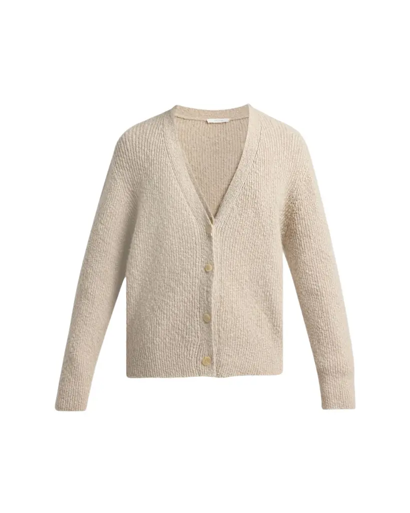 THE ROW Naroch Cashmere Rib Knit Cardigan
