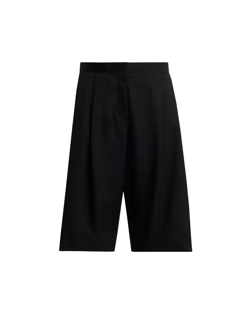 THE ROW Kalyan Wide-Leg Wool Gabardine Shorts