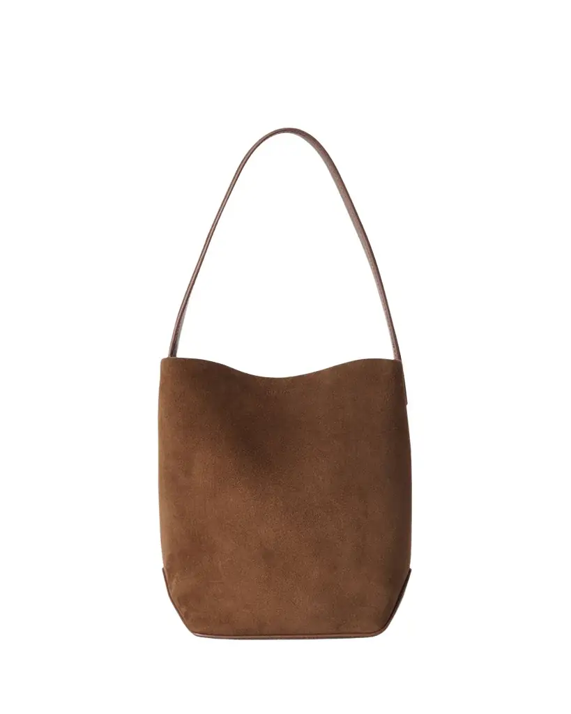 THE ROW Park Small North-South Tote Bag in Suede