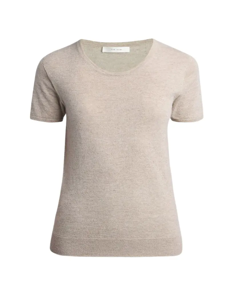 THE ROW Nova Scoop-Neck Cashmere Top