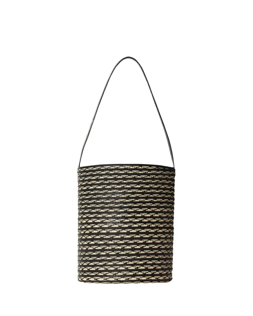 THE ROW Beau Mini Striped North-South Shoulder Bag
