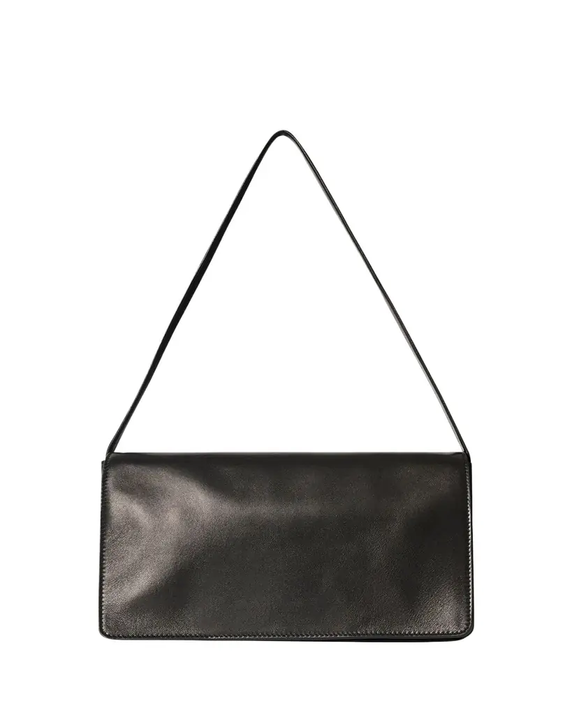 THE ROW Nuance Flap Shoulder Bag in Nappa Leather