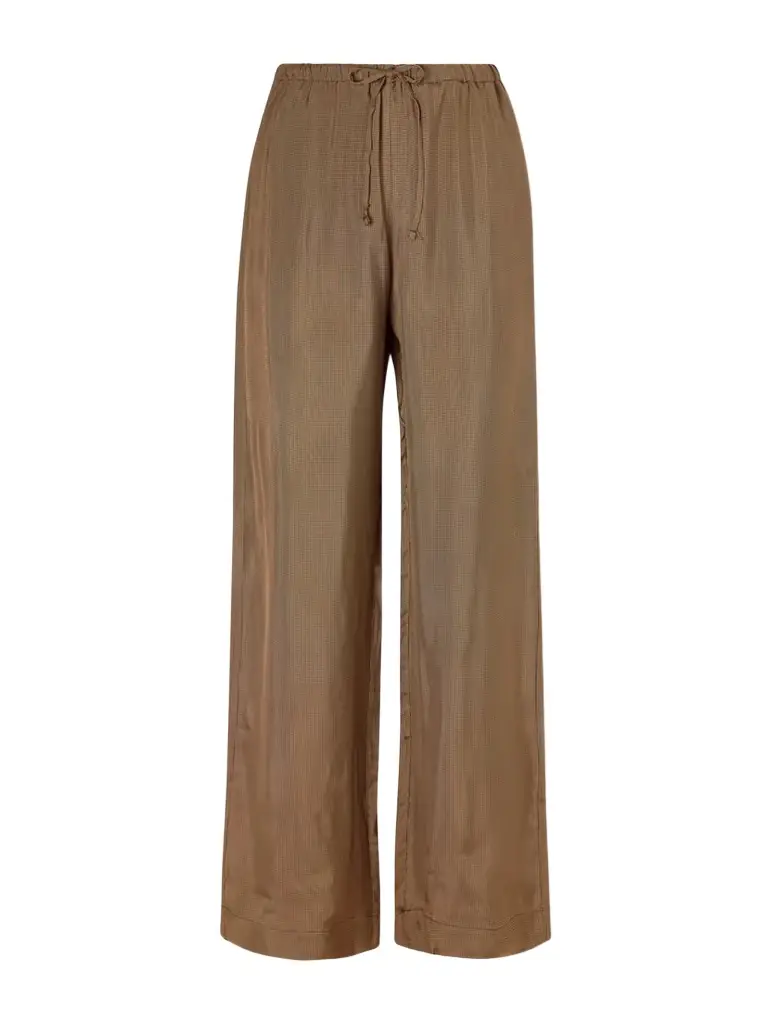 RÓHE Houndstooth Jersey Wide-leg Pants