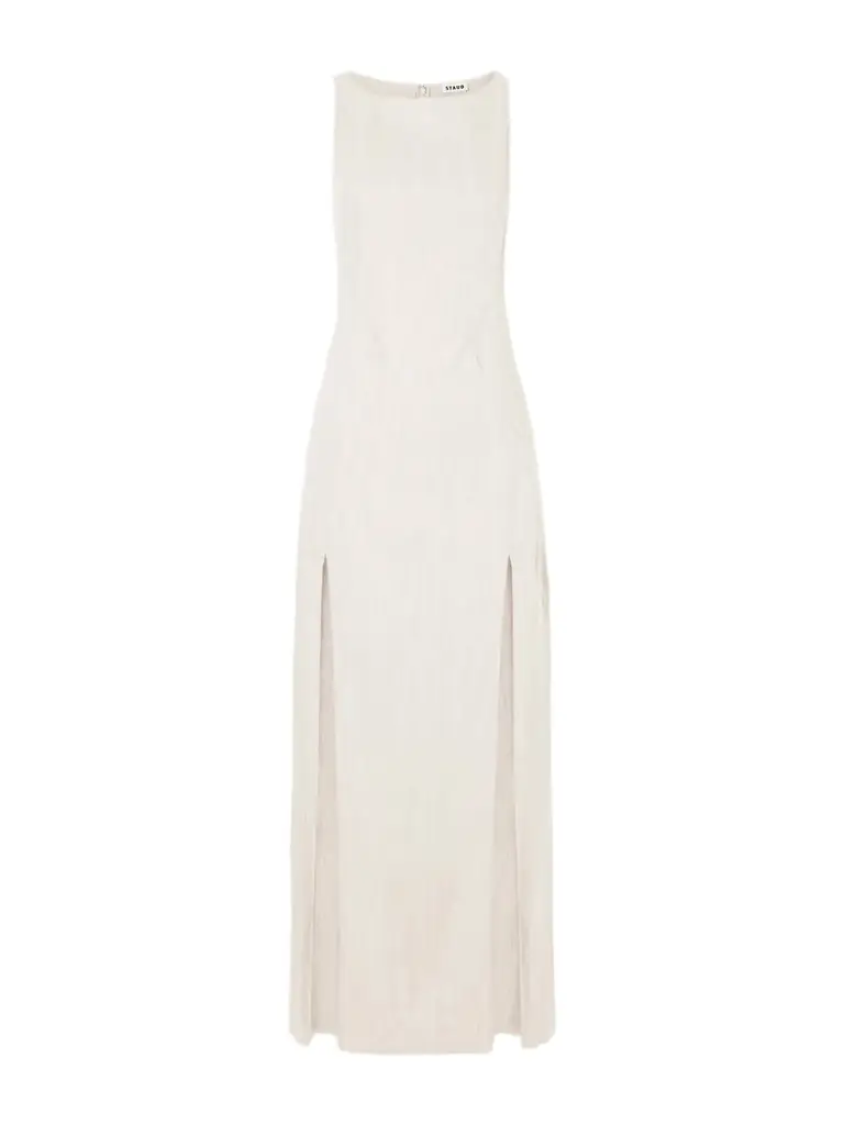 Staud Linen-blend Maxi Dress