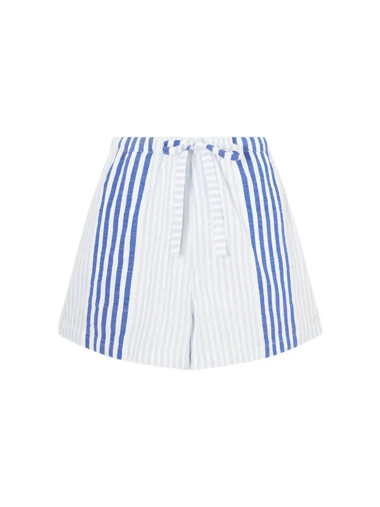 Lemlem Safia Striped Cotton Shorts