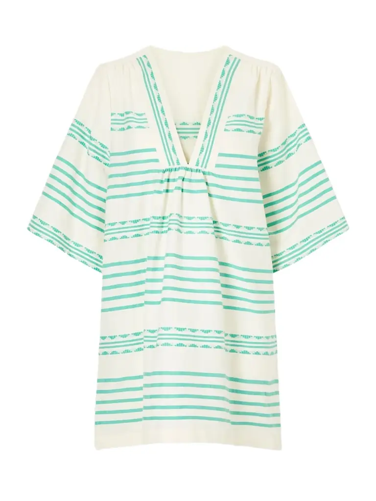 Lemlem Belkis Striped Cotton Caftan