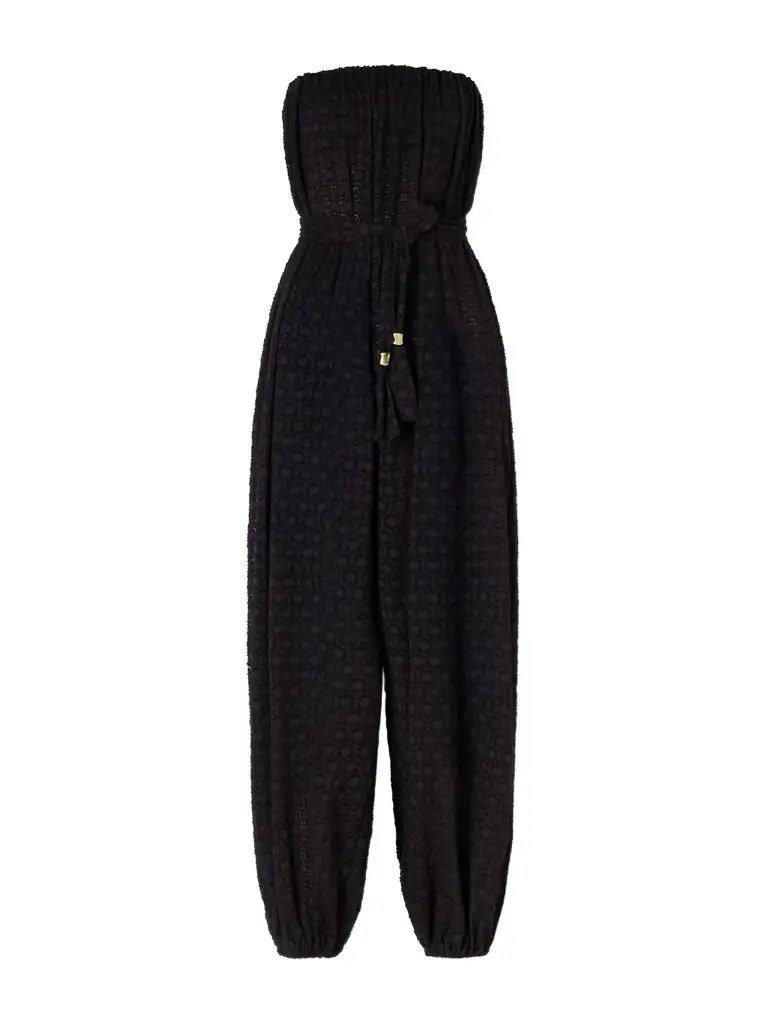 Eres Silk And Cotton-blend Jacquard Jumpsuit