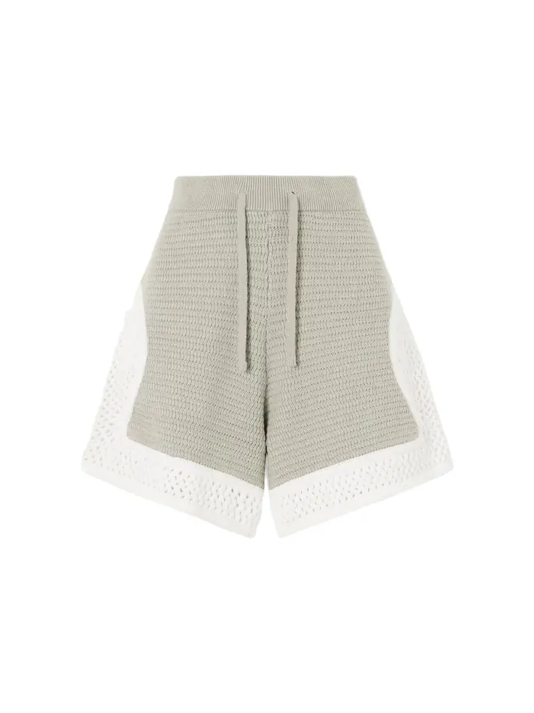 Aimé Leon Dore Crocheted Straight-leg Cotton Shorts