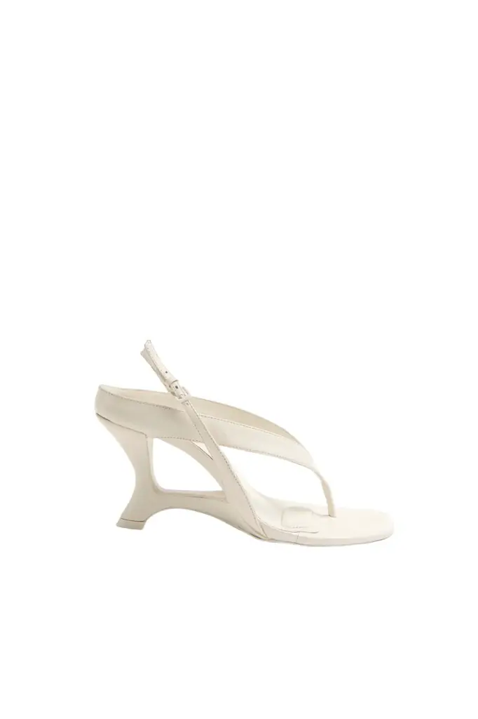 Simkhai Darya Leather Wedge Thong Sandal