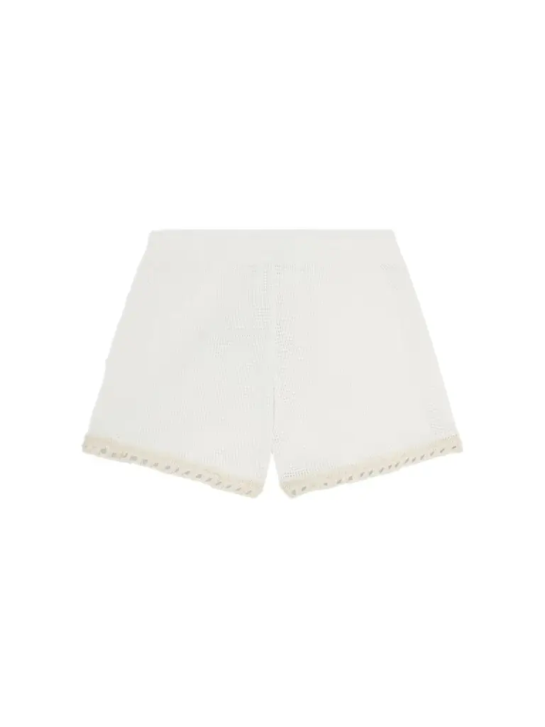 Stella McCartney Crochet-trimmed Cotton Shorts